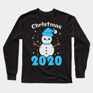 Snowman 2020 Christmas gift Long Sleeve T-Shirt